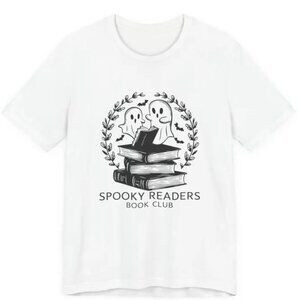 Spooky Bookworm T-Shirt, Book Lover Halloween Tee